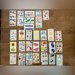 Bundle vintage stickers grossmans 1980s and more